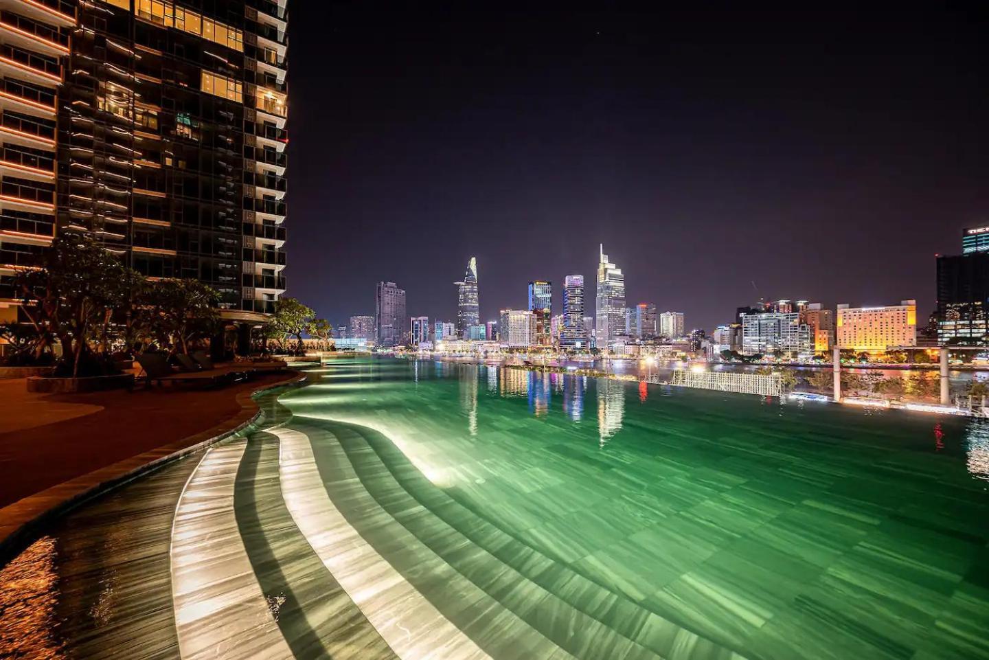 Apartmán Metropole Thu Thiem Ho Či Minovo Město Exteriér fotografie