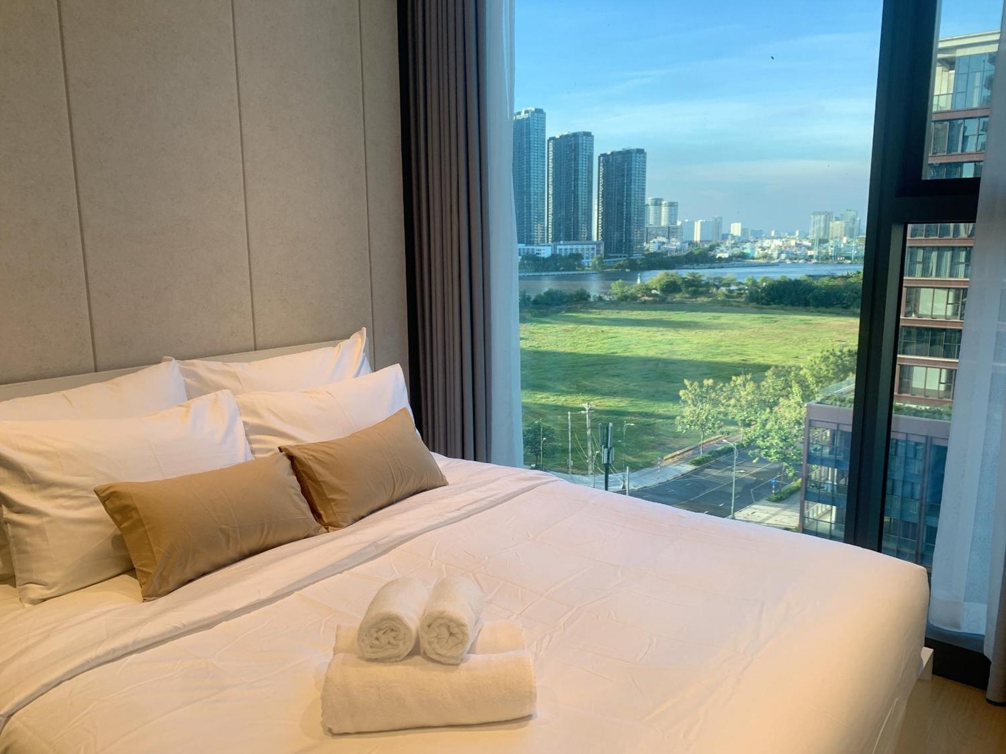 Apartmán Metropole Thu Thiem Ho Či Minovo Město Exteriér fotografie