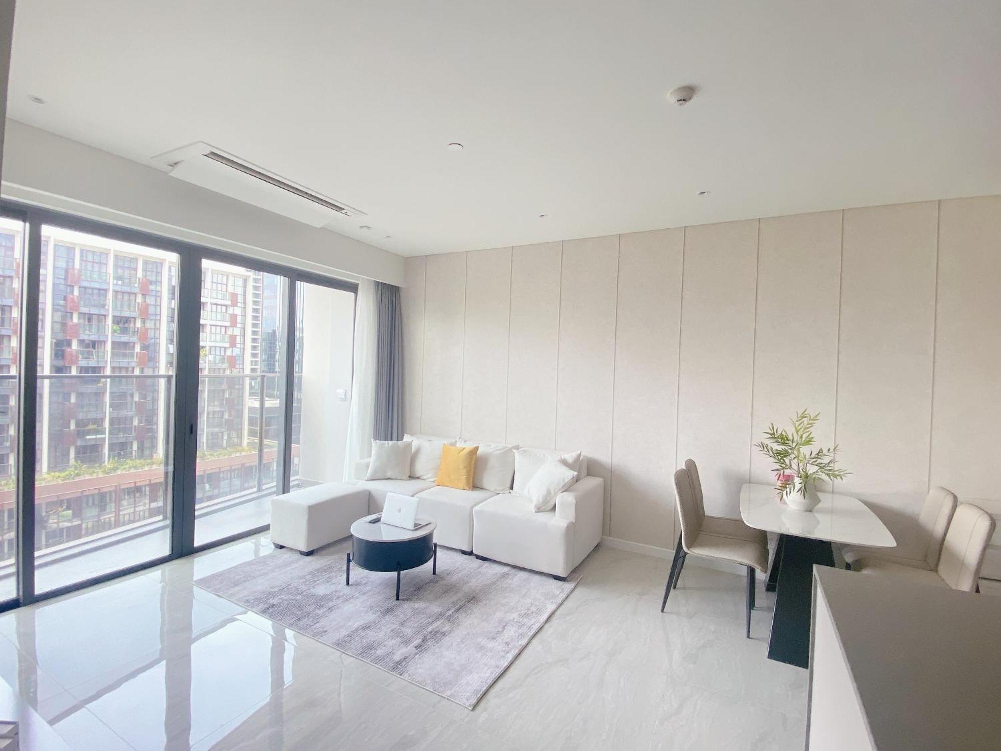 Apartmán Metropole Thu Thiem Ho Či Minovo Město Exteriér fotografie