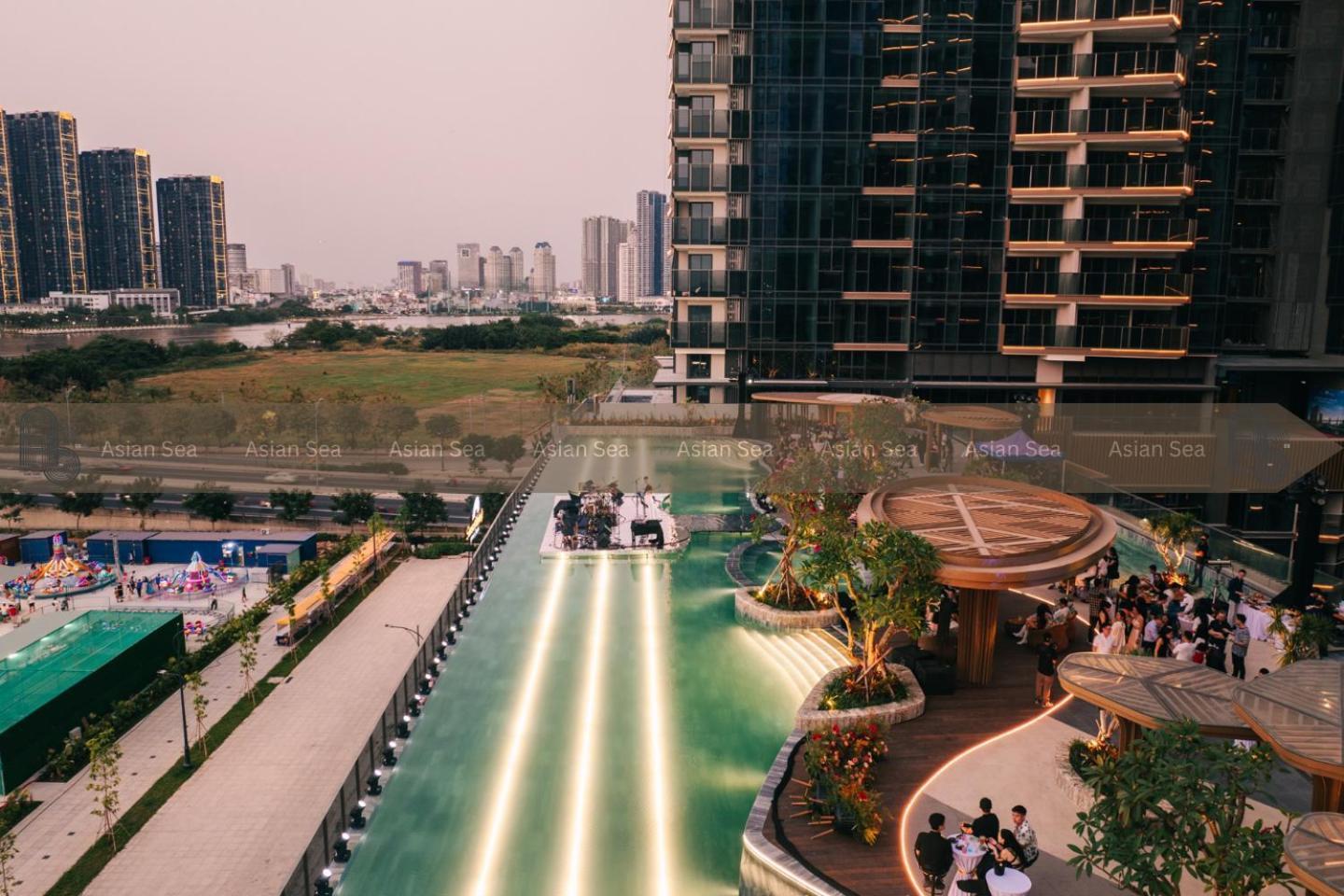 Apartmán Metropole Thu Thiem Ho Či Minovo Město Exteriér fotografie