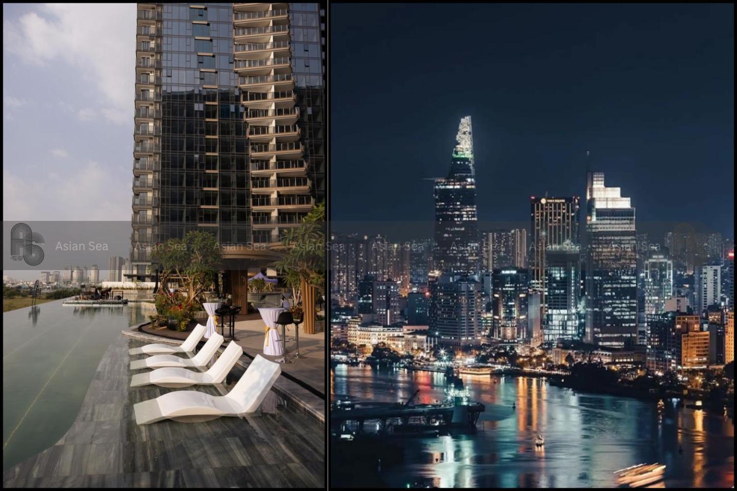 Apartmán Metropole Thu Thiem Ho Či Minovo Město Exteriér fotografie