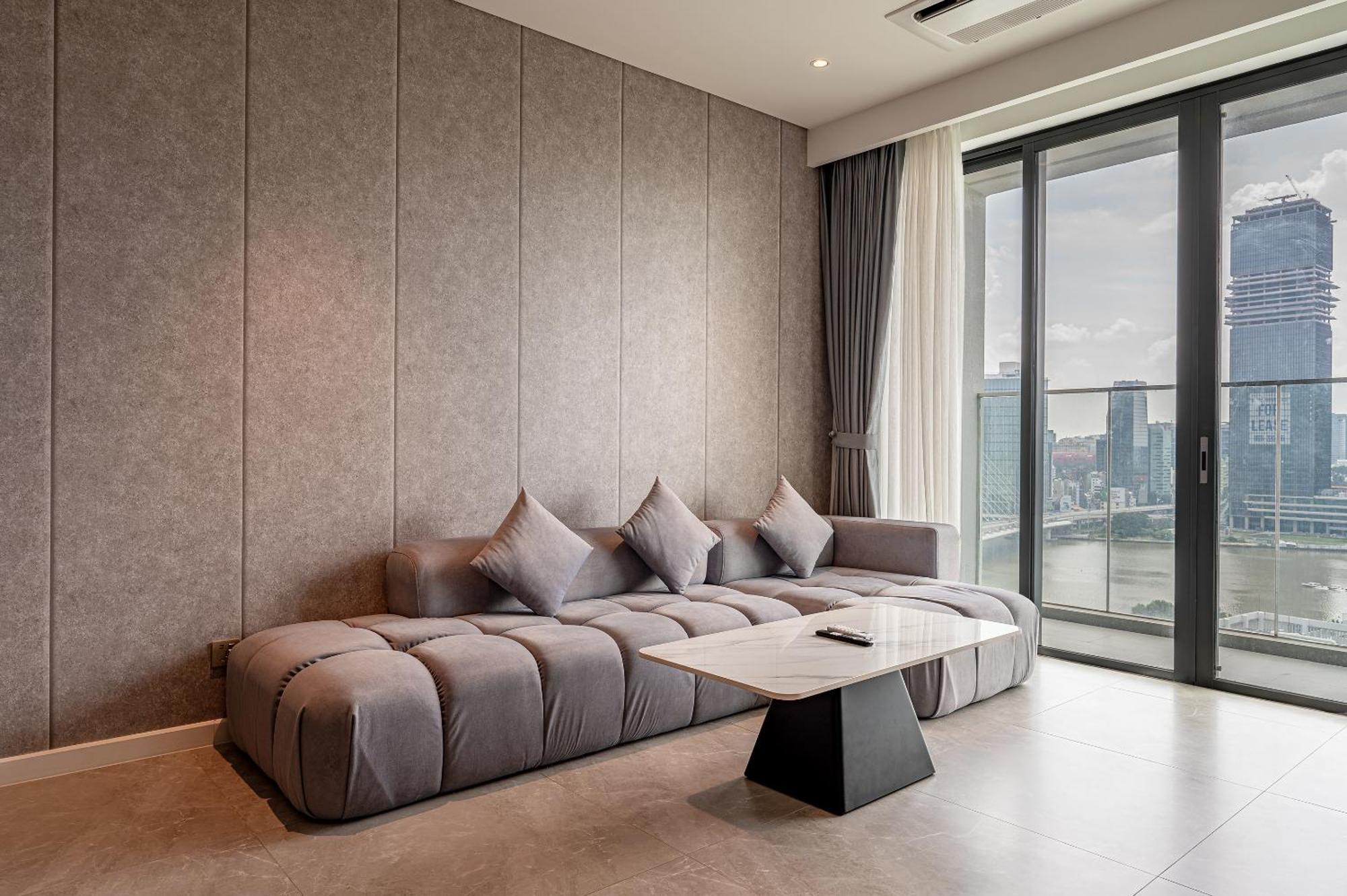 Apartmán Metropole Thu Thiem Ho Či Minovo Město Exteriér fotografie