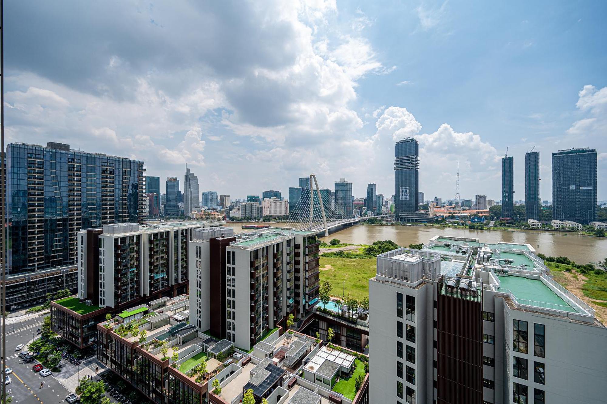 Apartmán Metropole Thu Thiem Ho Či Minovo Město Exteriér fotografie