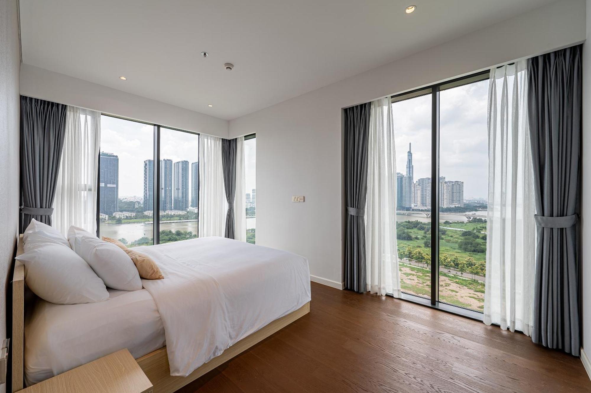 Apartmán Metropole Thu Thiem Ho Či Minovo Město Exteriér fotografie