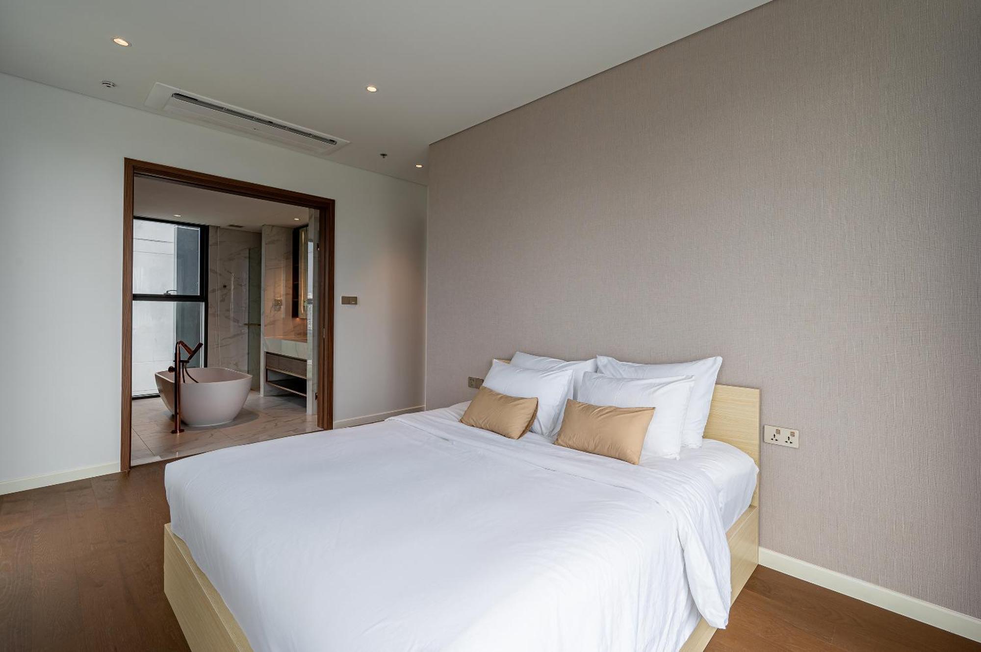 Apartmán Metropole Thu Thiem Ho Či Minovo Město Exteriér fotografie