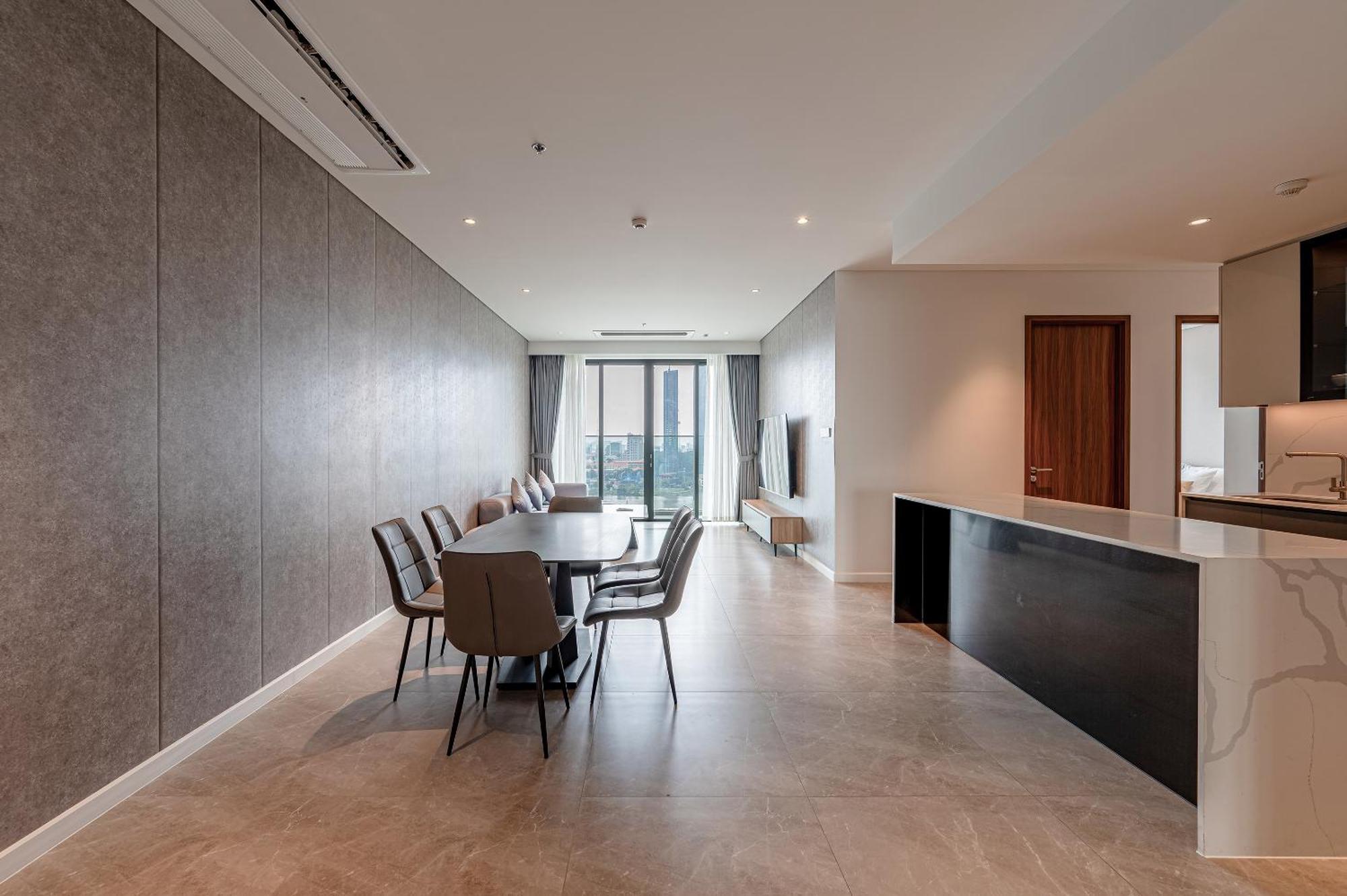 Apartmán Metropole Thu Thiem Ho Či Minovo Město Exteriér fotografie