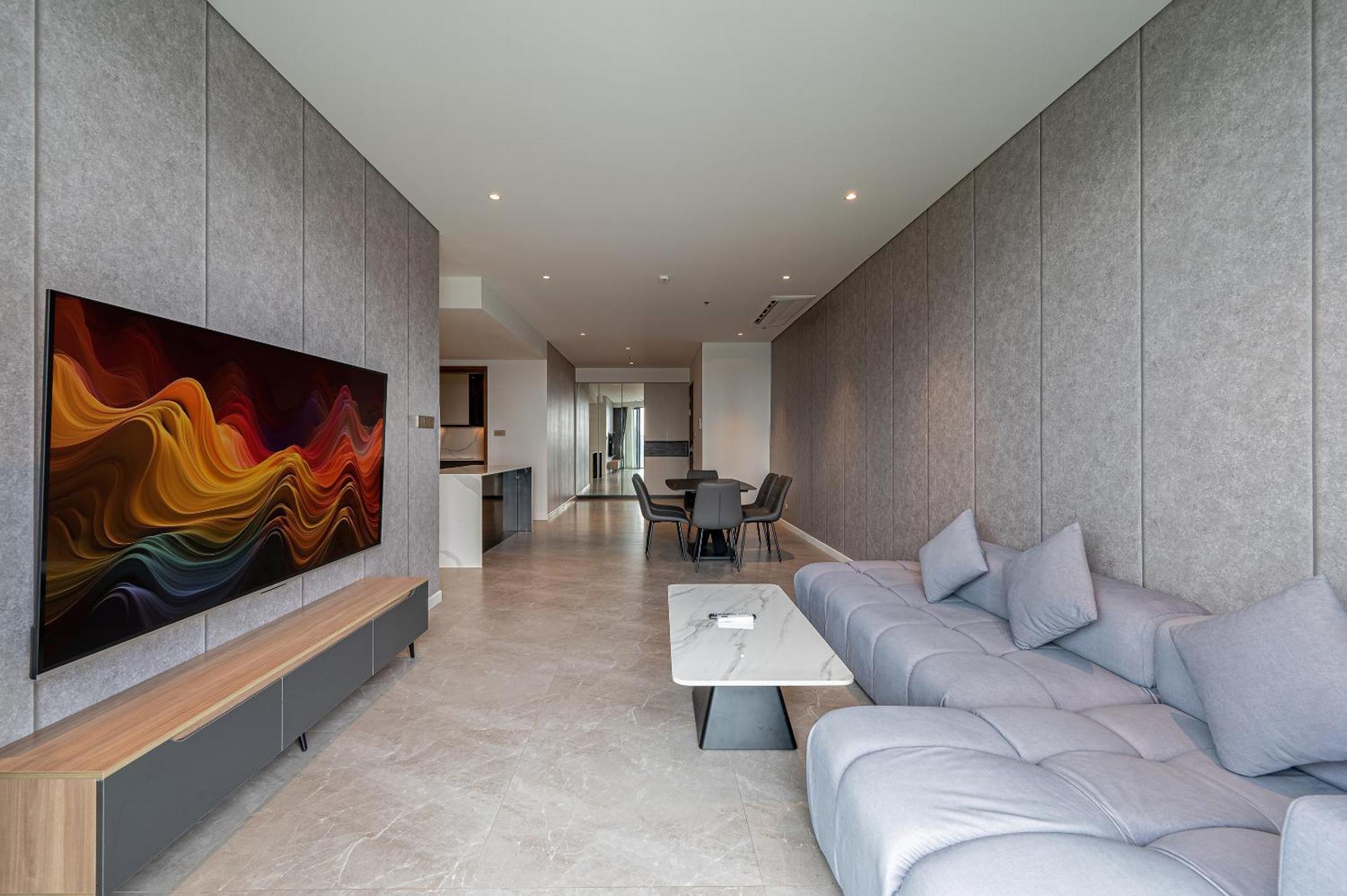 Apartmán Metropole Thu Thiem Ho Či Minovo Město Exteriér fotografie