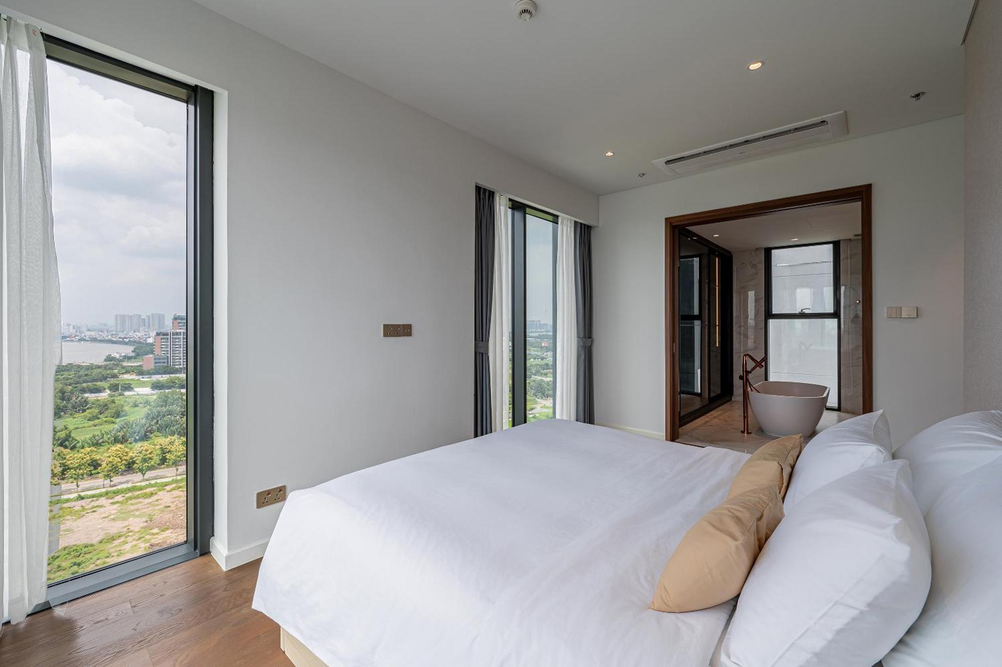 Apartmán Metropole Thu Thiem Ho Či Minovo Město Exteriér fotografie
