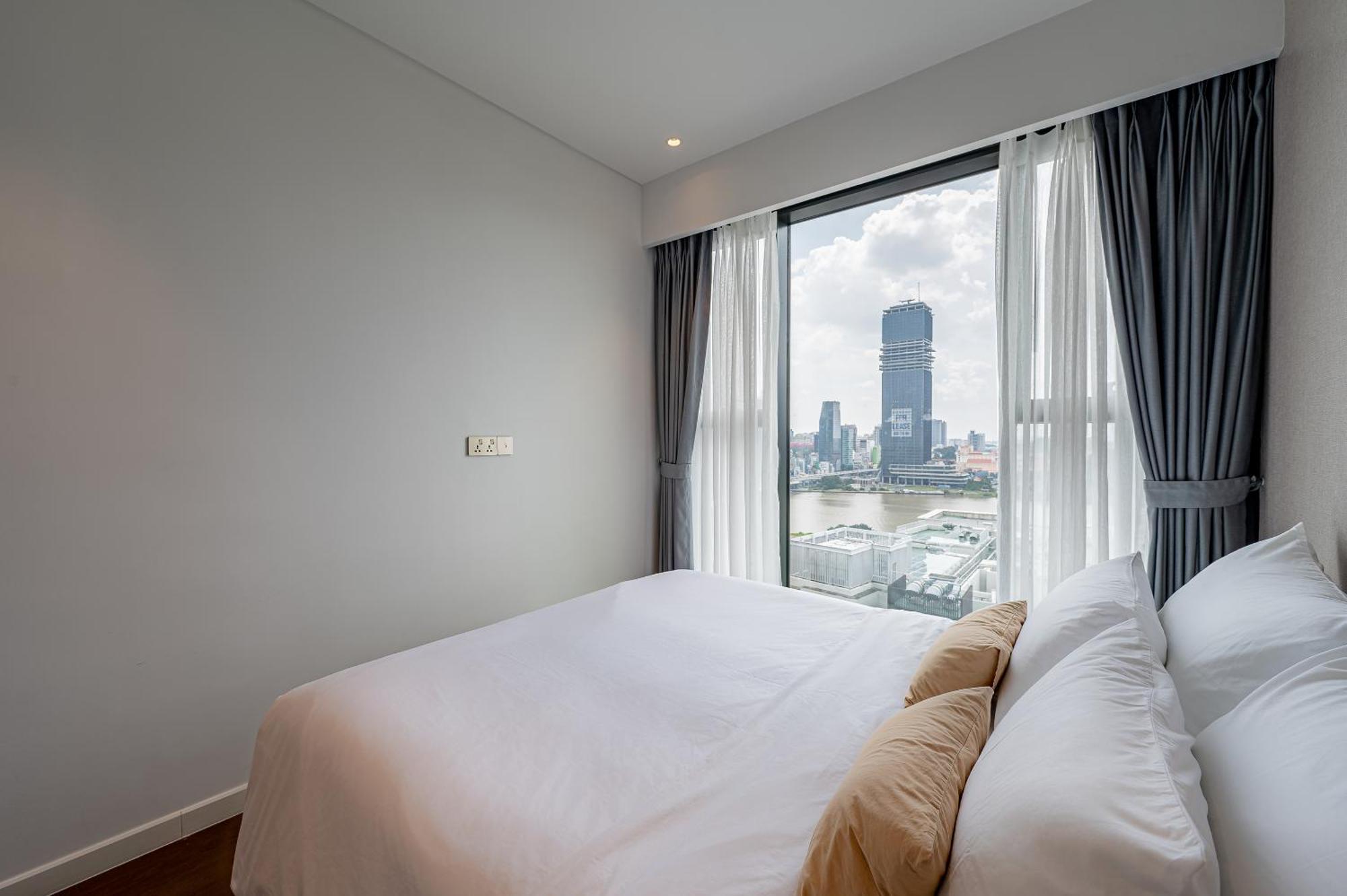 Apartmán Metropole Thu Thiem Ho Či Minovo Město Exteriér fotografie